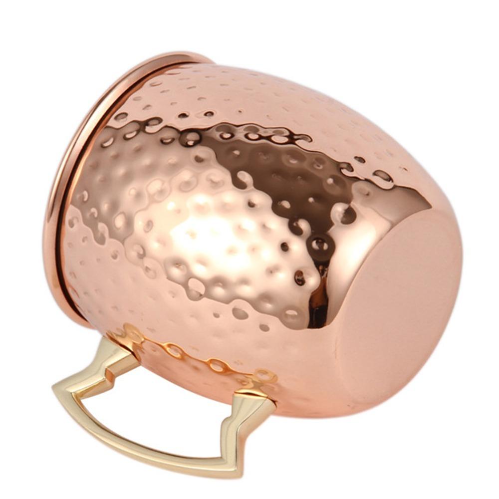 550ml Cocktail Wine Goblet Exterior Copper Plating Irregular Mug Drinking Tumbler Wine Drinking