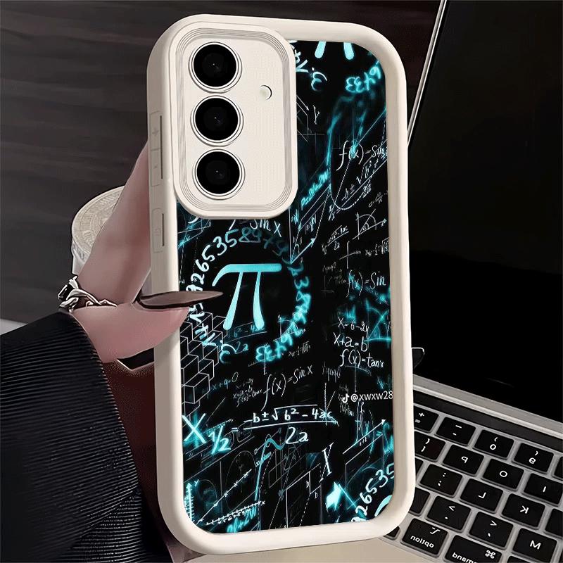 Мягкий чехол для телефона с принтом Физика Химия Математика для Samsung Galaxy A17 A16 A26 A36 A56 A15 A25 A35 A55 A14 A24 A34 A54 A13 A23 A33