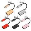 USB-C на 3,5 мм AUX аудио разветвитель для наушников тип C адаптер для наушников зарядка аудио 2 в 1
