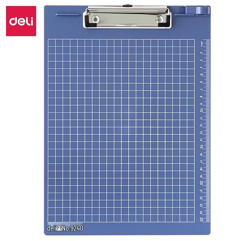 Deli A4 Writing Clipboard with Scale