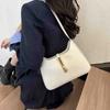 PU Leather Luxury Shoulder Bag for Women Casual Solid Color Design Handbags Brand Purse  Fashion Shopper Clutch Women's Bags