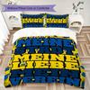 Lokomotive Leipzig 6 Pattern Bedding,Quilt Set Quilt Cover Pillowcase Home Birthday Gift(1 * duvet cover + 2 * pillowcase, without core)_lx