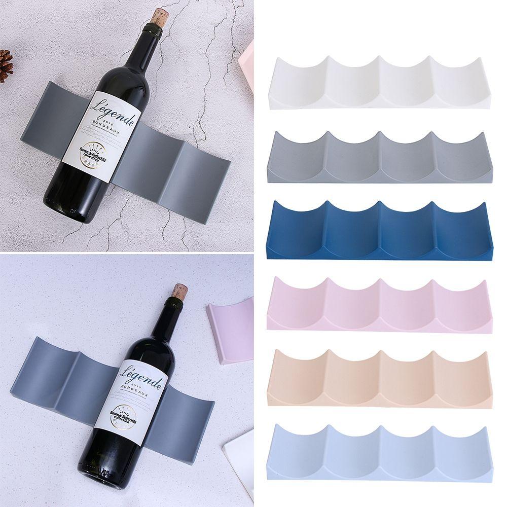 Mat for Tabletop Bottle Stacking Tool Beverages Rack Wine Bottle Holder Can Organizer Wine Rack
