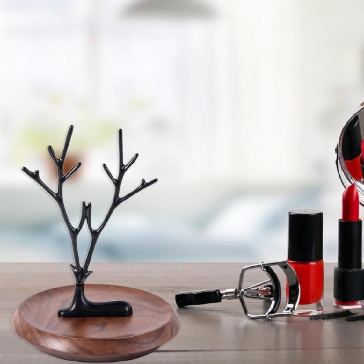 Metal Deer Jewelry Holder Display Rack for Necklaces Earrings Practical Storage Solution for Various Accessories