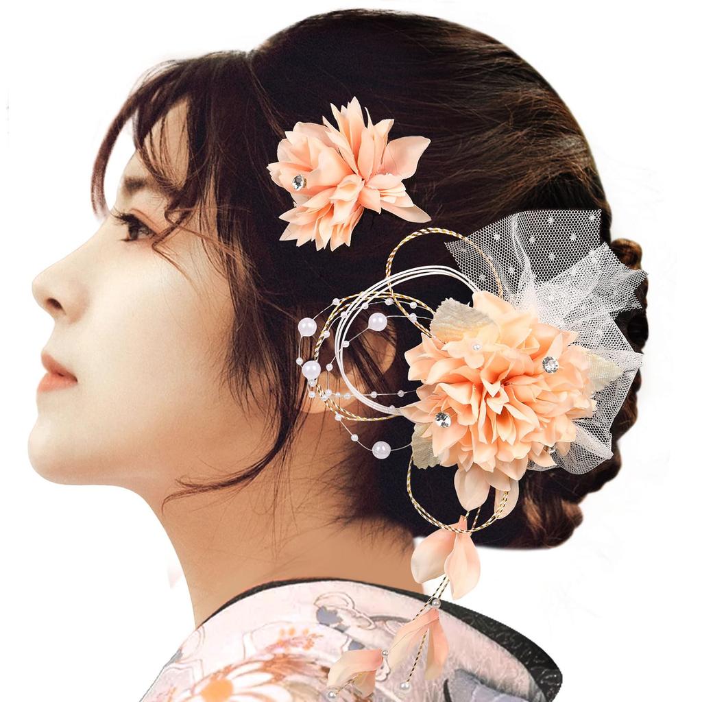 OTAKUMARKET Украшение для волос 2 Идеально для и и Включает заколки для волос и Доступно в 3 цветах Набор, Штук, Выпускные, Хакама, Совершеннолетие