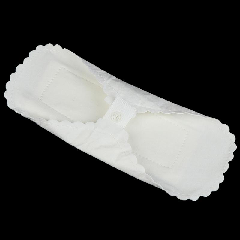 Гигиеническая, хлопковая, женская прокладка с креплением. В наборе 3 шт.Размер 18*13см