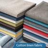Cotton Linen Fabric By The Meter for Upholstery Sofa Cover Pillowcase Cushion Diy Sewing Textile Cloth Thickened Wearable Plain