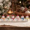 Christmas Snowman Toy, Block-Filled Sensory Toy with Crunchy Sound, 6 Colors Random