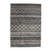 Rug Woolly Touch Printed Ethnic Patterns Black 133x190