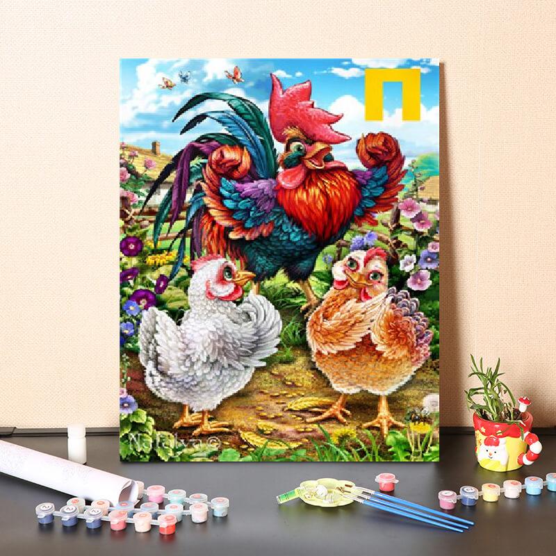 DIY Картина по номерам Цифровая живопись маслом Цифры Картина маслом Искусство Холст Украшение дома