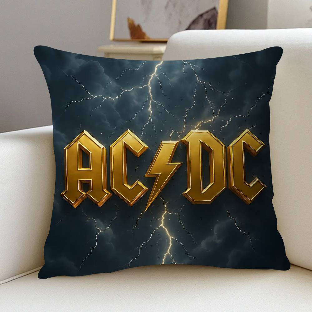 Музыка Искусство A-ACDC Наволочка Декоративная подушка Диван Домашний декор Наволочка Наволочки