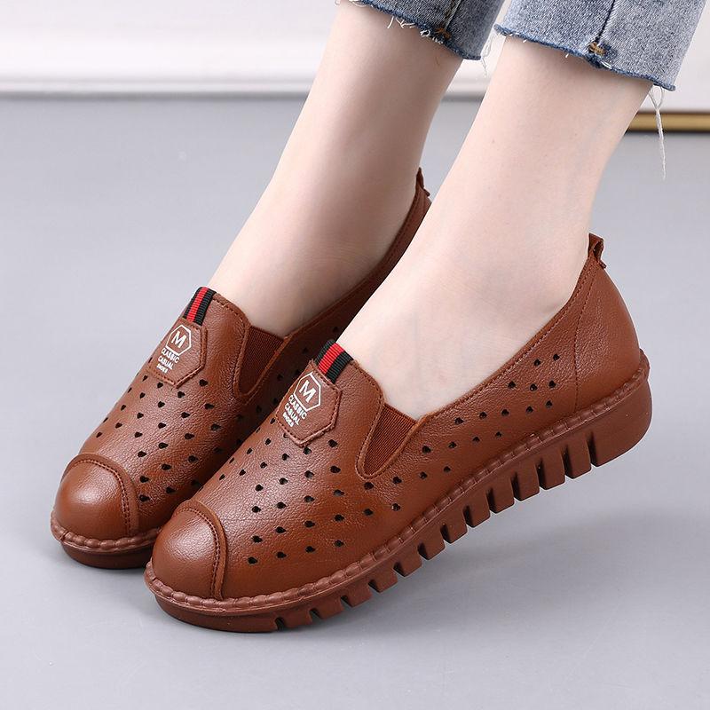Mocasines Classic Women Flat Shoes Woman Soft Casual Shoes Genuine Leather Flats Ladies Shoes Non Slip Female Casual Flat Shoe
