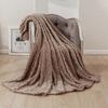 Sofa Throw Blanket Super Soft Warm Solid Color Wear Resistant Non-Fading Friendly To Skin Machine Washable Bedding Blanket