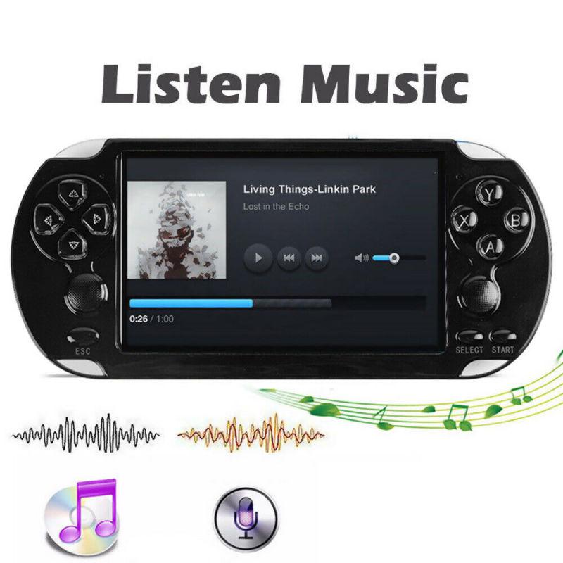 Портативная ретро-игровая консоль GBA с диагональю 5,1 дюйма и большим экраном X9