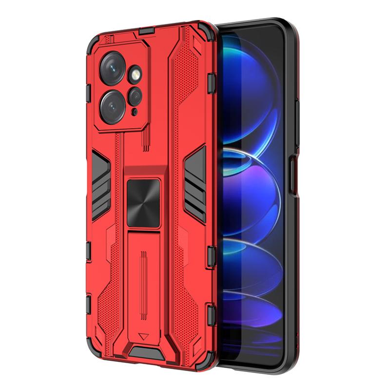 Funda For Xiaomi Redmi Note 12 4G Чехол Магнитная Подставка Держатель Задняя Крышка для Redmy Not 12 Note12 4G Противоударные Бронированные Чехлы Для Телефонов
