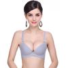 Sexy Women 3/4 Cup Seamless Push Up Bra Pure Color Halter Buster