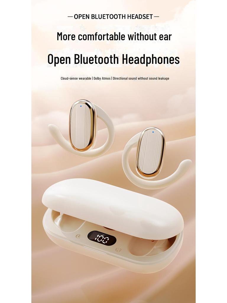 Беспроводная Bluetooth-гарнитура Cloud Sense OWS 2024 года: Шумоподавление, Открытое ухо, Звук HIFI, Высокое качество звука