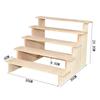 Solid Wood Handmade Frame for Household Window Display CHILDREN'S Storage Props Splicing Car Model Ladder Display Rack