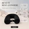 Cross-Border Memory Foam U-Shaped Travel Neck Pillow - Bendable & Slow Rebound for Neck Support