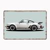 Vintage  The 1979 0911 Turbo Speed Classic Race Car Metal Poster Sign Club Custom Indoor Wall Tin Sign Room Decor Home Decor