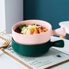 6-дюймовая фарфоровая форма для выпечки, десертная чаша, формочка для выпечки, обеденная тарелка, блюда для пасты, миска для запеченного риса с ручкой, подходит для использования в микроволновой печи