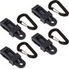 Tarp Clip 4 Pieces Carabiner Included Seat Clip Tent Clamp Tent Tarp Fixing Component Outdoor Camping PR-TARPCLIP