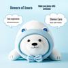 MINISO Лежащая белая плюшевая подушка-медведь