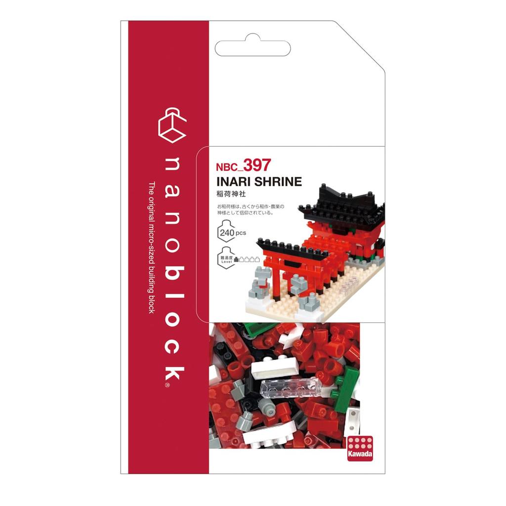 Kawada Nanoblock Храм Инари NBC_397 1,3 x 10,5 x 18 см