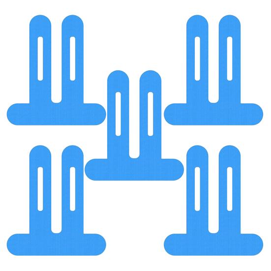 45787 Pcs Precut Pain Relief Cotton Kinesiology Tape for Knee Athletic Sports Tape Elastic