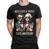 Unisex United States America 250th Anniversary Lincoln Washington T Shirts 100 Cotton Clothes Round Collar Tee Shirt Tshirt