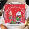 20pcs/Pac 33*33cm 2-Ply Disposable Party Napkin Christmas Pattern