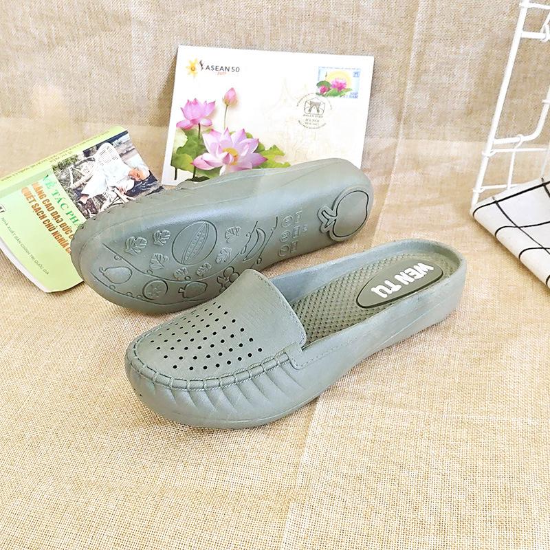 Новые удобные мягкие женские шлепанцы в цветах макарон для лета, легкие дышащие нескользящие пляжные туфли