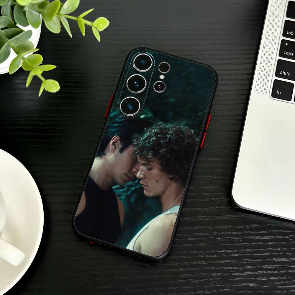 Чехол для телефона "Накал страстей" для Samsung S26, S25, S24, S23, S22, S30, S21, Ultra, Plus, FE 5G Черный Мягкий Чехол