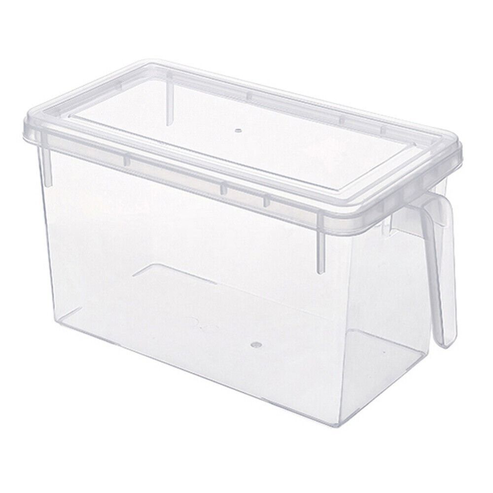New Plastic Kitchen Fridge Rack Holder Clear 5L Refrigerator Storage Box Storage Bin Fridge Organizer