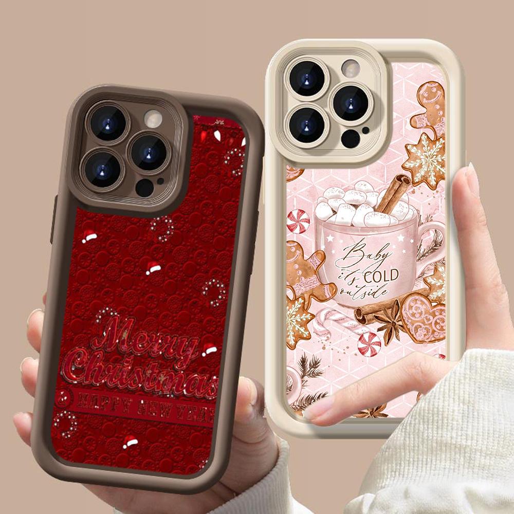 Чехлы для телефонов Ae114 Merry Christmas Christmas tree art для Xiaomi 12 11 Lite 5G NE Redmi 13C 14C 9a A3 Note 12 Pro 11s Angel Eye Ladder Protective Cover