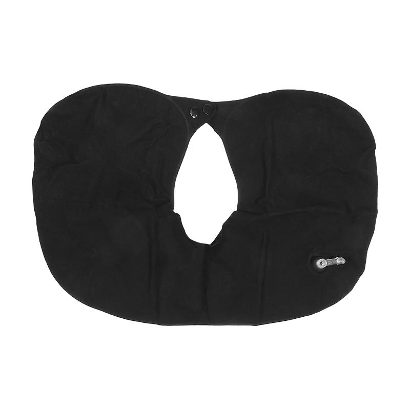 1 шт. Надувная U-образная подушка для шеи для офиса и путешествий, портативная складная конструкция, идеально подходит для использования в автомобиле и на открытом воздухе, подушка