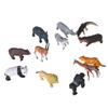 12pcs Jungle Animals Figures Realistic Learning Jungle Animals Toy Playset for Children Christmas