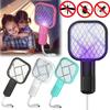 USB Rechargeable Mosquito Zapper with Purple LED Light Auto Bug Trap for Home Garden Travel Outdoor Camping Fly Swatter