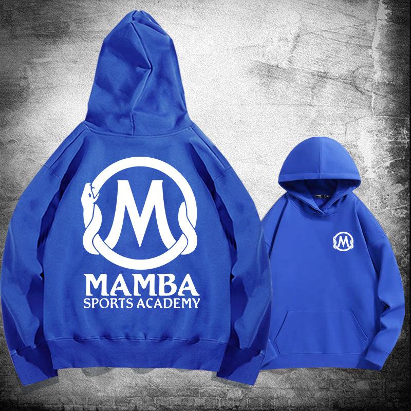 Kobe Mamba hooded sweater autumn and winter youth student trendy brand loose shoulder hoodie jacket