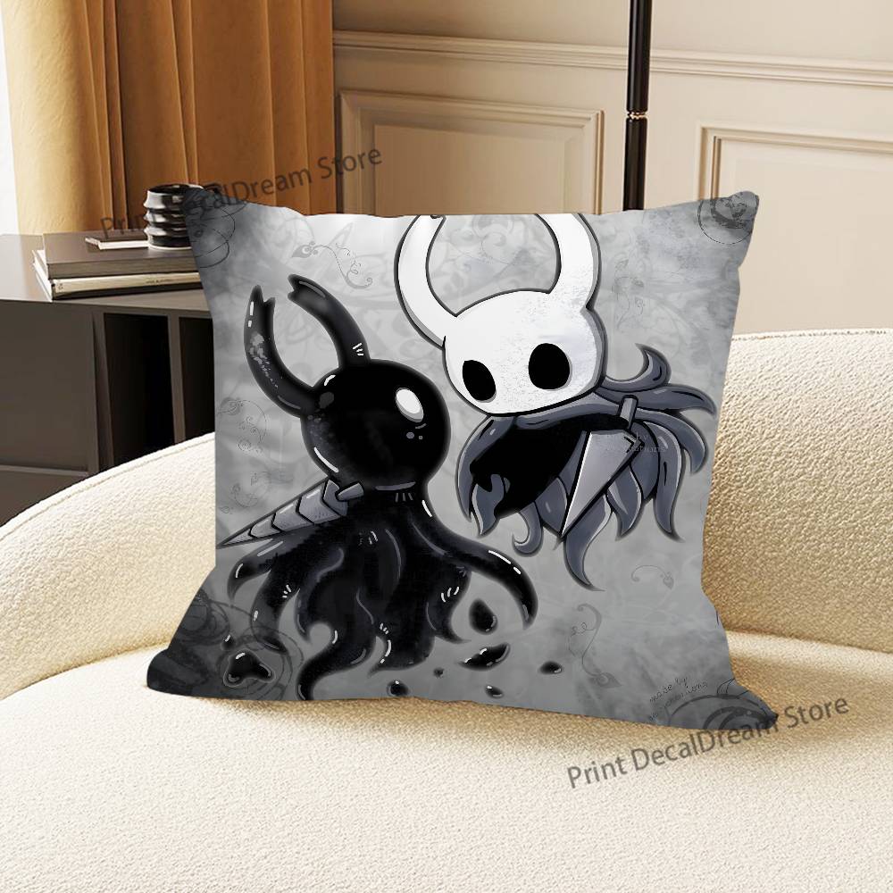 Hot HHollow KKnight Game Cushion For Bedroom Car Coffee Shop Room and Living Room Sofa Decorative Pillow Cover Case
