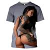 Beauty Body Art Sexy Hot 3D Printed T Shirts Summer Men Causal Tshirt Popular Street Hip Hop O Neck Short Sleeve T-Shirt