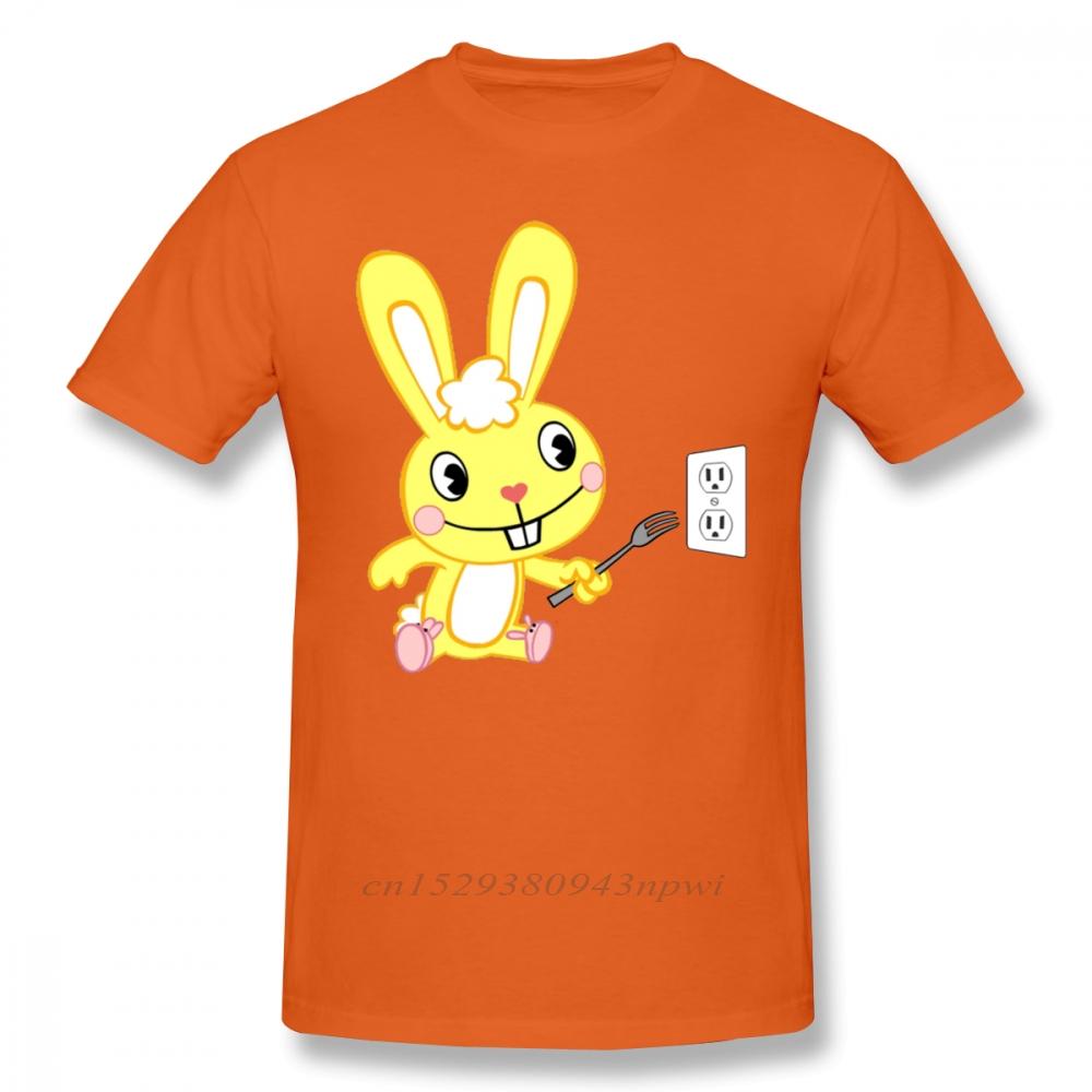 Футболка Happy Tree Friends Футболка Happy Tree Friends Кадлс Мультяшный Принт Хлопок Короткий Рукав Футболка Оверсайз Веселая Футболка