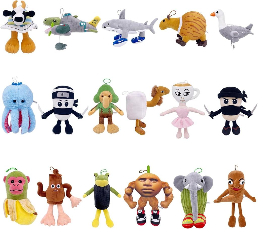 Italian Brainrot Plush Toy, Brainrot Tuntuntunsaful, Plush Toy, Tralarello, Italian Brainrot, Tralarello, Tralarello, Internet Meme, Decoration,