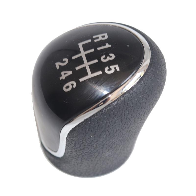 6 Speed Manual Gear Shift Knob Head Gear Cover Shift Lever Stick For Mitsubishi Outlander II