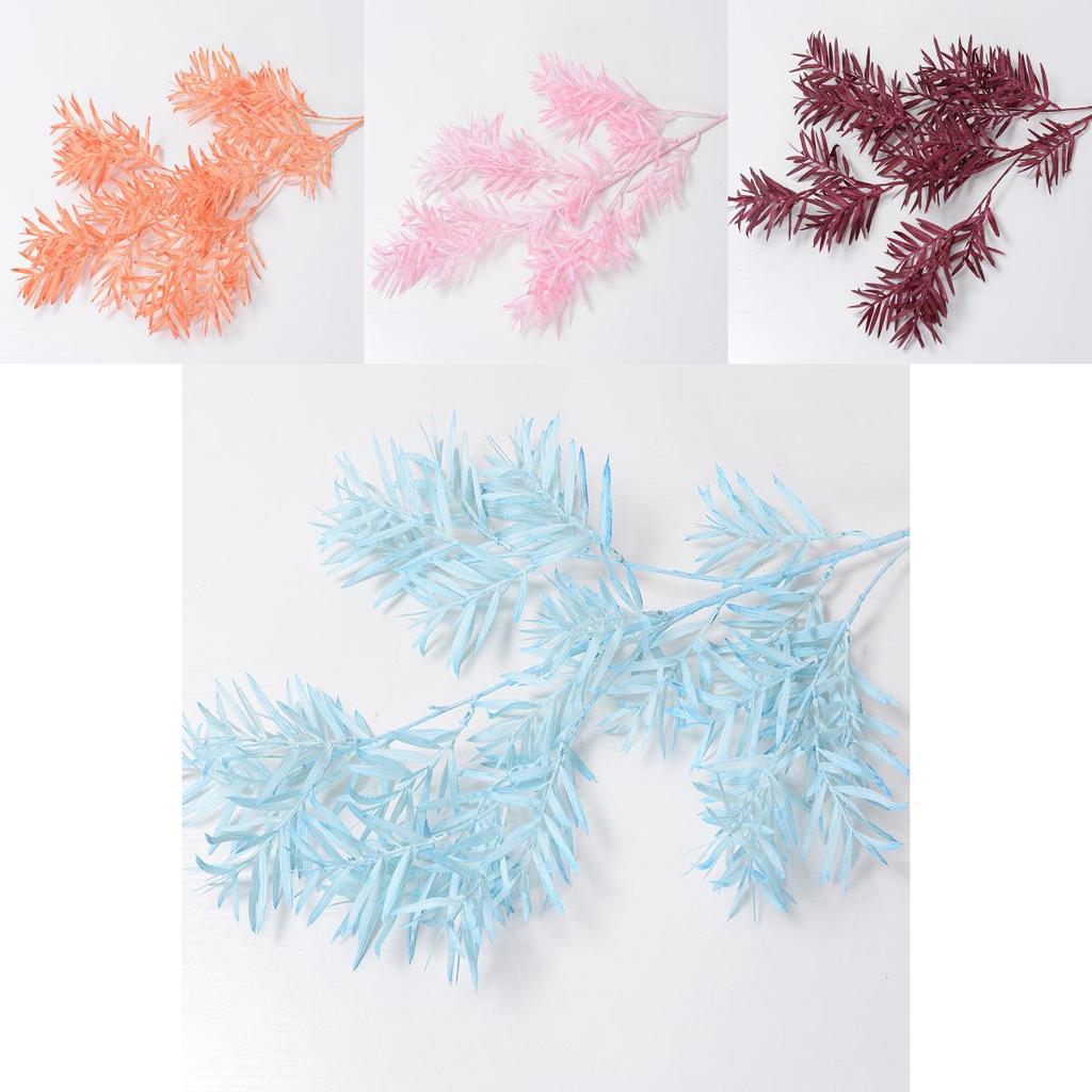 Реалистичный пластиковый матовый бамбуковый лист для свадебной церемонии и реквизит для фотосъемки на открытом воздухе