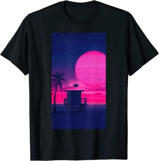 NEW LIMITED Vaporwave Aesthetic Synthwave 80s Retrowave Premium T-Shirt S-3XL