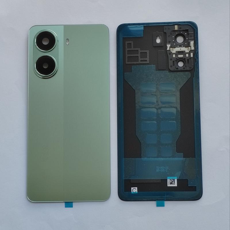 A+++ Задняя крышка аккумулятора для Xiaomi Poco X7 Pro 5G с объективом камеры, Задняя панель корпуса, Замена и клей