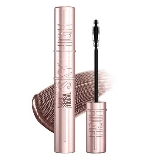 Тушь для ресниц Maybelline Sky High 08 Yukakage Пыльный лиловый Коричневый Водостойкая