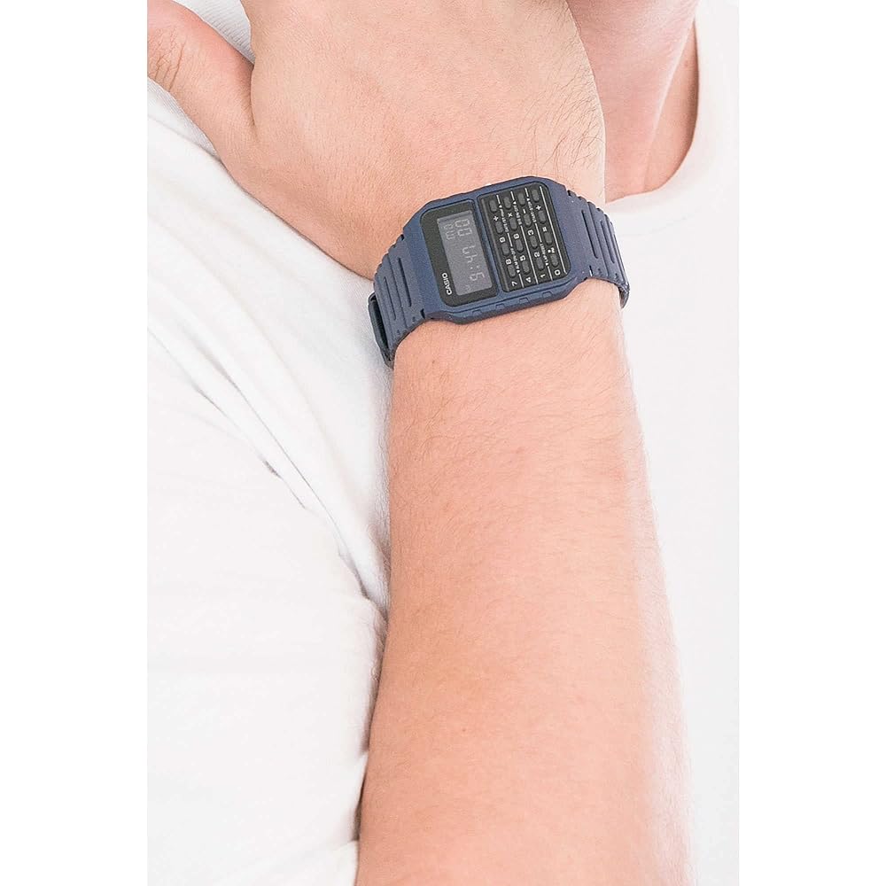Casio Vintage CA-53WF-2BEF Digital Watch Blue Resin Band Water Resistant