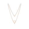 Triangle Layered Necklace Elbrnn067